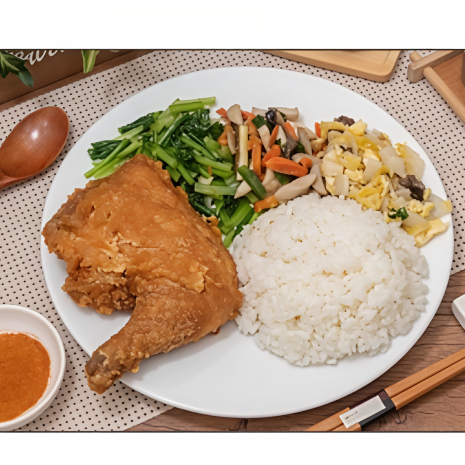 炸雞腿飯
